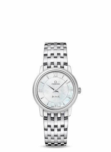 Omega De Ville Prestige Quartz 27.4 Stainless Steel / MOP / Bracelet 424.10.27.60.05.001 (42410276005001)